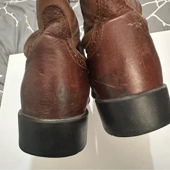 Ariat Heritage Stockman Western Boot Men's Round Toe Leather Boots Size 11.5 D - Picture 7 of 12